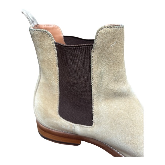 New Republic Men’s 40.5 (7 1/2) Ventura Chelsea Tan Suede Boots, Suede Booties - Picture 5 of 12